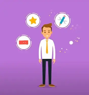 Showcasing visually appealing 2D graphic designs with vibrant colors and creative elements.
                                                    