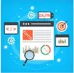 Illustrating the technical aspects of search engine optimization, such as website structure, performance, and coding, to improve online visibility.
                                                        