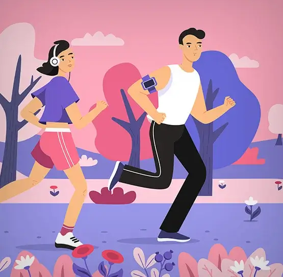 Showcasing visually appealing 2D graphic designs with vibrant colors and creative elements.
                                                                